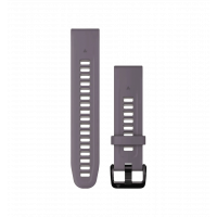 Garmin QuickFit 20 watch straps silicone orchid/light sand