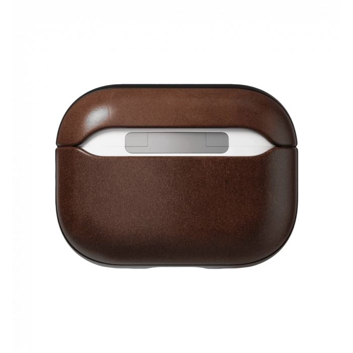 Чохол Nomad Modern Leather Rustic Brown Horween for Airpods Pro 2nd Gen (NM01997085)