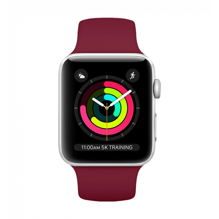 Strap Silicone Copy 38mm Rose Red
