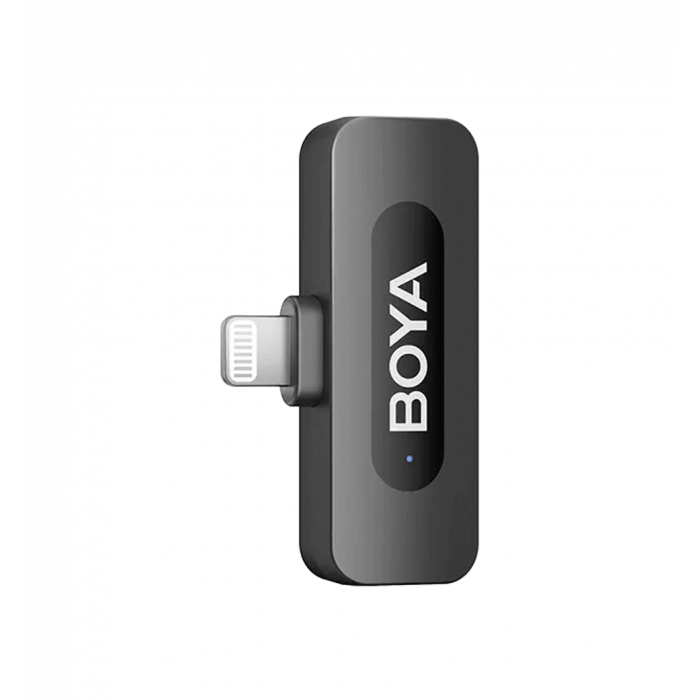 Бездротовий петличний мікрофон BOYA BY-V3 combo Type-C/Lightning Black