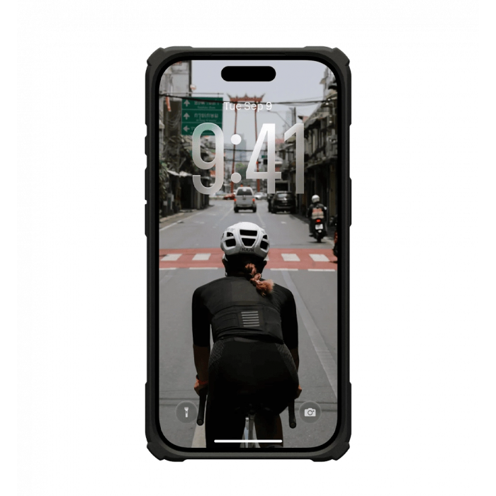 Чохол UAG для iPhone 17 Pro, Plasma XTE MagSafe, Black/Pop Orange