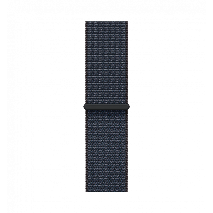 Apple Watch Series 10 42mm Jet Black Aluminum Case with Ink Sport Loop  (MWWG3)